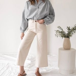 Laude the Label High Rise Pant - Bone